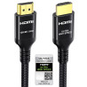 Etseinri Câble HDMI 2.1 1M, Certifié 48Gbps Câble HDMI® Ultra Haute Vitesse 4K 240Hz 165Hz 120Hz 8K 60Hz 10K Cordon HDMI HDCP 2.