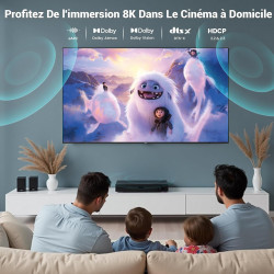 Etseinri Câble HDMI 2.1 1.5M, Certifié 48Gbps Câble HDMI® Ultra Haute Vitesse 4K 240Hz 165Hz 120Hz 8K 60Hz 10K Cordon HDMI HDCP 