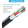 8K/4K câble HDMI 2m(HDMI 2.1,8k@60hz,48gbps&4k@120hz,18gbps) ultra rapide plaqué connecteur,retour Audio Ethernet,vidéo 8K/4k,Fu