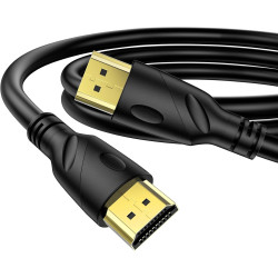 8K/4K câble HDMI 3m(HDMI 2.1,8k@60hz,48gbps&4k@120hz,18gbps) ultra rapide plaqué connecteur,retour Audio Ethernet,vidéo 8K/4k,Fu
