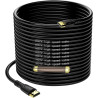 4K câble HDMI 25m(HDMI 2.0,18gbps) ultra rapide plaqué connecteur,retour Audio Ethernet,vidéo 4k@60hz Fullhd1080p 3D compatible 