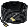 4K câble HDMI 12m(HDMI 2.0,18gbps) ultra rapide plaqué connecteur,retour Audio Ethernet,vidéo 4k@60hz Fullhd1080p 3D compatible 