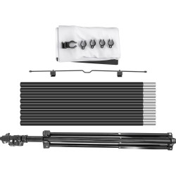 VEVOR Écran de Projection avec Trépied 80" 203,2 cm Toile de Projecteur avec Trépied 16:9 4K HD Écran de Projection avec Pied Zo