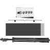 VEVOR Écran de Projection avec Trépied 80" 203,2 cm Toile de Projecteur avec Trépied 16:9 4K HD Écran de Projection avec Pied Zo