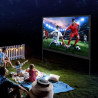 VEVOR Écran de Projection sur Pied Portable 100 pouces 16:9 HD Toile de Projection Double Face Anti-Plis Grand Angle de Vision a