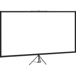 VEVOR Écran de Projection avec Trépied 110 Pouces 4K HD 16:9 Toile sur Hauteur Réglable pour Projecteur 244 x 137 cm Infroissabl