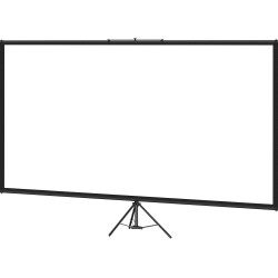 VEVOR Écran de Projection avec Trépied 110 Pouces 4K HD 16:9 Toile sur Hauteur Réglable pour Projecteur 244 x 137 cm Infroissabl