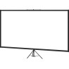 VEVOR Écran de Projection avec Trépied 110 Pouces 4K HD 16:9 Toile sur Hauteur Réglable pour Projecteur 244 x 137 cm Infroissabl