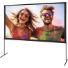 VEVOR Écran de Projection sur Pied 120 pouces 16:9 HD Toile de Projection Portable Double Face Anti-Plis Grand Angle de Vision a