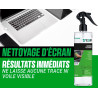 EQM - ECO-219 - Kit Nettoyant Écrans + Chiffon Microfibre - 500 ML - Format Premium - Compatible Tablette, Mobile, Ordinateur Po