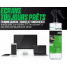 EQM - ECO-219 - Kit Nettoyant Écrans + Chiffon Microfibre - 500 ML - Format Premium - Compatible Tablette, Mobile, Ordinateur Po
