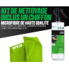 EQM - ECO-219 - Kit Nettoyant Écrans + Chiffon Microfibre - 500 ML - Format Premium - Compatible Tablette, Mobile, Ordinateur Po