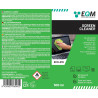 EQM - ECO-219 - Kit Nettoyant Écrans + Chiffon Microfibre - 500 ML - Format Premium - Compatible Tablette, Mobile, Ordinateur Po
