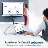 Acer Câble USB C vers HDMI 4K@60Hz, Cable Thunderbolt 4 3 Type C HDMI 2.0 Compatible avec iPhone 16 Plus Pro Max 15 MacBook Pro 