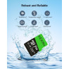 KEXIN 256Go Carte Micro SD Lot de 3 Cartes Mémoire microSDXC Full HD & 4K UHD UHS-I U3 V30 A1 Lot de 3 Micro Cartes SD Stockage 