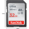 SanDisk Ultra 32GB SDHC Memory Card, Up to 120 MB/s, Class 10, UHS-I, V10