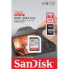 SanDisk Ultra 64GB SDXC Memory Card, Up to 120 MB/s, Class 10, UHS-I, V10