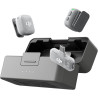 DJI Mic Mini 2 (2 TX + 1 RX Mobile + boîtier de Recharge), Microphone Cravate, Micro sans Fil pour iPhone 17/16/15 et Android/Ta