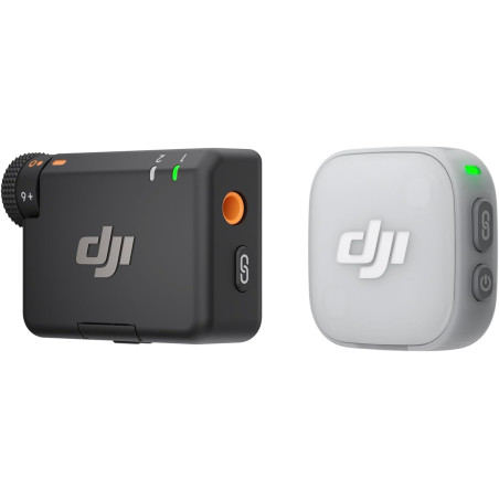 DJI Mic Mini 2 (1 TX + 1 RX Standard), Micro Cravate sans Fil pour iPhone 17/16/15 et Android/Appareil Photo/Tablette/PC, ultral