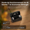 Émetteur DJI Mic Mini 2, Microphone Cravate, Micro Mini sans Fil, Ultra léger, 8 h de durée de Fonctionnement, économie d’énergi