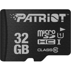 Patriot Memory Carte Mémoire Flash MicroSD LX Serie 32Go - PSF32GMDC10