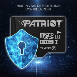 Patriot Memory Carte Mémoire Flash MicroSD LX Serie 16Go - PSF16GMDC105 - Paquet de 5