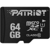 Patriot Memory Carte Mémoire Flash MicroSD LX Serie 64Go - PSF64GMDC10
