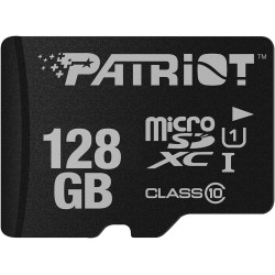 Patriot Memory Carte Mémoire Flash MicroSD LX Serie 128Go - PSF128GMDC10
