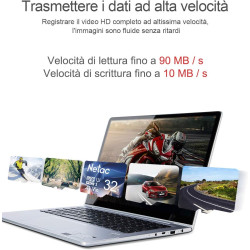 Netac 32G Lot de 3 Cartes mémoire A1, U1, C10, V10, FHD, 600X, UHS-I Vitesse jusqu'à 90/10 Mo/Sec (R/W) Micro SD Card pour télép