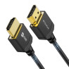Stouchi Câble Ultra Fin 8K 0,5m, CâbleHyper Fin,Câble HDMI 8K Extrêmement Flexible,Prend en Charge 10K 8K120 4K120 144Hz,eARC HD