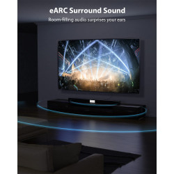 Stouchi Câble Ultra Fin 8K 0,5m, CâbleHyper Fin,Câble HDMI 8K Extrêmement Flexible,Prend en Charge 10K 8K120 4K120 144Hz,eARC HD