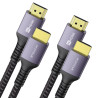Stouchi Câble HDMI 2.1 0,5m, 8K Ultra HD 48Gbps Haute Vitesse 8K60 4K120 144Hz RTX 3080 eARC HDR10 4:4:4 HDCP 2.2&2.3 Dolby Comp