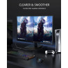 Stouchi Câble 1.2m, 8K Ultra HD 48Gbps Haute Vitesse 8K60 4K120 144Hz RTX 3080 eARC HDR10 4:4:4 HDCP 2.2&2.3 Dolby HDMI 2.1 Comp