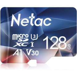 Netac Carte Micro SD A1, U3, C10, V30, 4K, 667X, UHS-I, vitesse jusqu'à 100 Mo/s en lecture et 30 Mo/s en écriture, carte mémoir