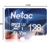 Netac Carte Micro SD A1, U3, C10, V30, 4K, 667X, UHS-I, vitesse jusqu'à 100 Mo/s en lecture et 30 Mo/s en écriture, carte mémoir