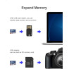 Netac 256 Go SDXC Carte Mémoire Micro SD pour Switch, Appareil Photo, Smartphone, PS Vita, PS4 Pro, Go Pro (UHS-1 A1 V30 U3 C10 
