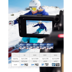 Netac 256 Go SDXC Carte Mémoire Micro SD pour Switch, Appareil Photo, Smartphone, PS Vita, PS4 Pro, Go Pro (UHS-1 A1 V30 U3 C10 