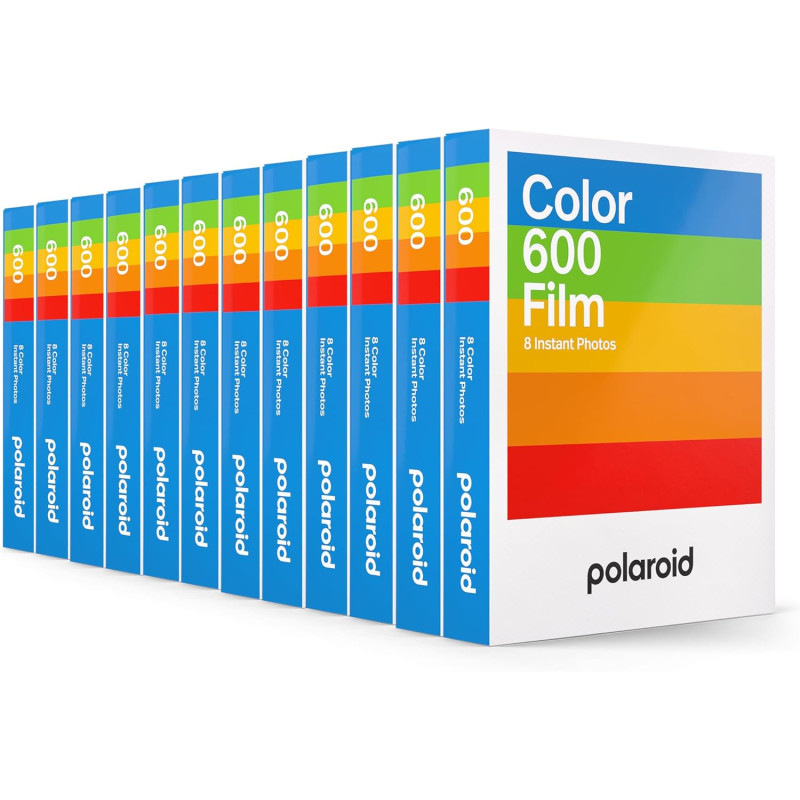 Polaroid Film Couleur pour 600 - 12 Pack