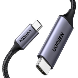 Uvert câble usb c vers hdmi 4k 60hz 18gbps compatible avec macbook m3 m2 m1 ipad air iphone 17 pro max air iphone 16 plus pro ma