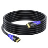 Câble HDMI 4K/60HZ 5m (HDMI 2.0, 18 Gbit/s) Connecteurs Plaqués or Ultra Haut Débit, Retour Audio Ethernet, Compatible avec Blu 