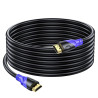 Câble HDMI 4K/60HZ 7m (HDMI 2.0, 18 Gbit/s) Connecteurs Plaqués or Ultra Haut Débit, Retour Audio Ethernet, Compatible avec Blu 