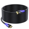 Câble HDMI 4K/60HZ 12m (HDMI 2.0, 18 Gbit/s) Connecteurs Plaqués or Ultra Haut Débit, Retour Audio Ethernet, Compatible avec Blu