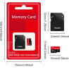 Lot de 3 Cartes mémoire 64 Go avec Adaptateur, Carte mémoire Haute Vitesse, UHS-I C10 A1, Carte mémoire TF pour Tablette/télépho