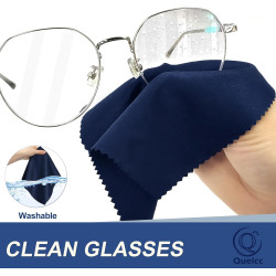 8 PCS Chiffons Microfibre de Nettoyage, Doux Chiffons de Chiffon de Nettoyant Lunettes lavables et Réutilisables pour Lunettes,p