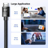 Uvert 10k 8k 60hz câble hdmi 2.1 certifié 4k 240hz uhd haute vitesse 48gbps 3d earc hdr 10+ vrr hdcp 2.3 dolby vision compatible