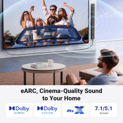 Uvert 10k 8k 60hz câble hdmi 2.1 certifié 4k 240hz uhd haute vitesse 48gbps 3d earc hdr 10+ vrr hdcp 2.3 dolby vision compatible