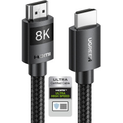 Uvert 10k 8k 60hz câble hdmi 2.1 certifié 4k 240hz uhd haute vitesse 48gbps 3d earc hdr 10+ vrr hdcp 2.3 dolby vision compatible