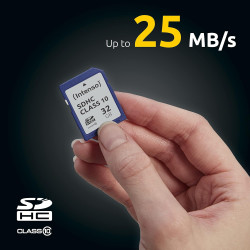 Intenso 3411480 Carte mémoire SDHC 32 Go Classe 10