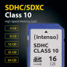 Intenso 3411470 Carte mémoire SDHC 16 Go Classe 10