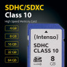 Intenso 3411460 Carte mémoire SDHC 8 Go Classe 10